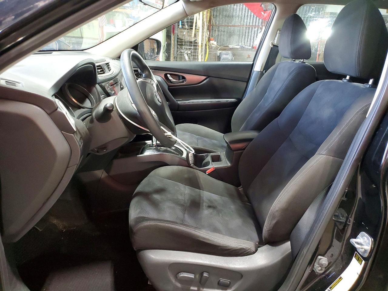 2015 Nissan Rogue Sv Черный vin: KNMAT2MV5FP543289