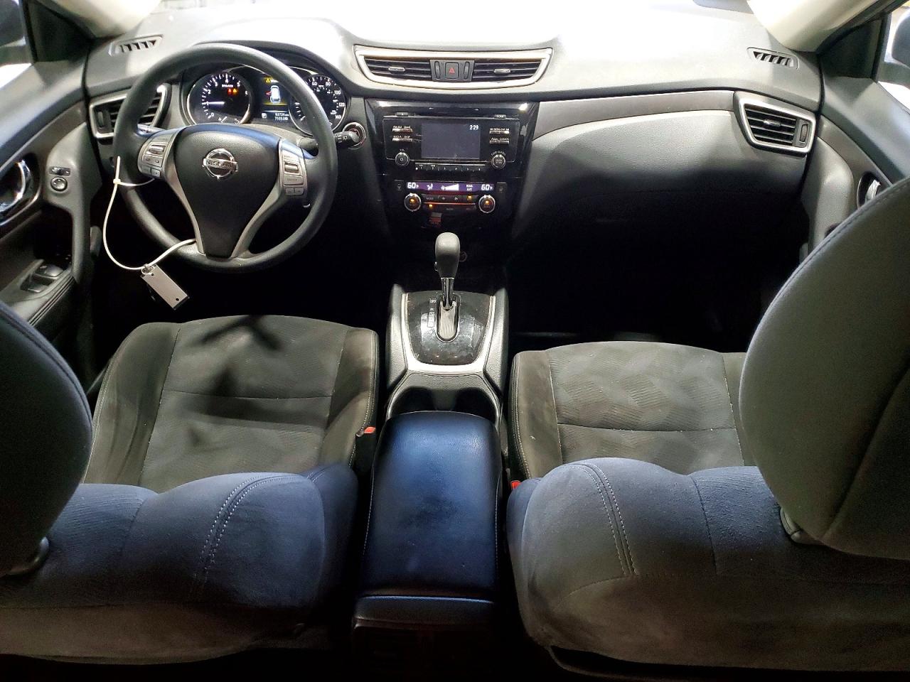2015 Nissan Rogue Sv Черный vin: KNMAT2MV5FP543289