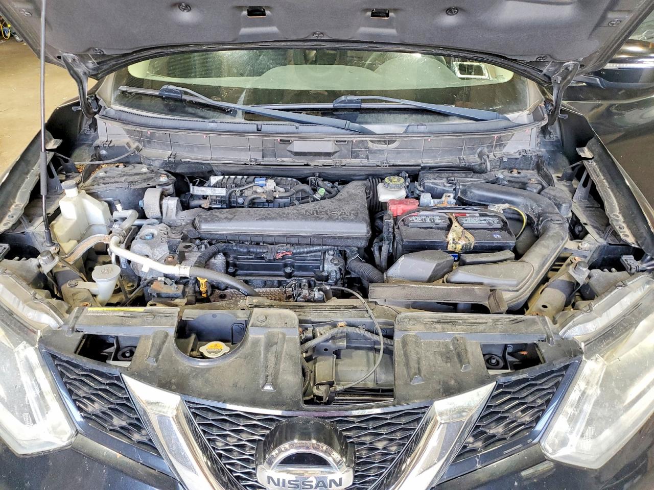 2015 Nissan Rogue Sv Черный vin: KNMAT2MV5FP543289