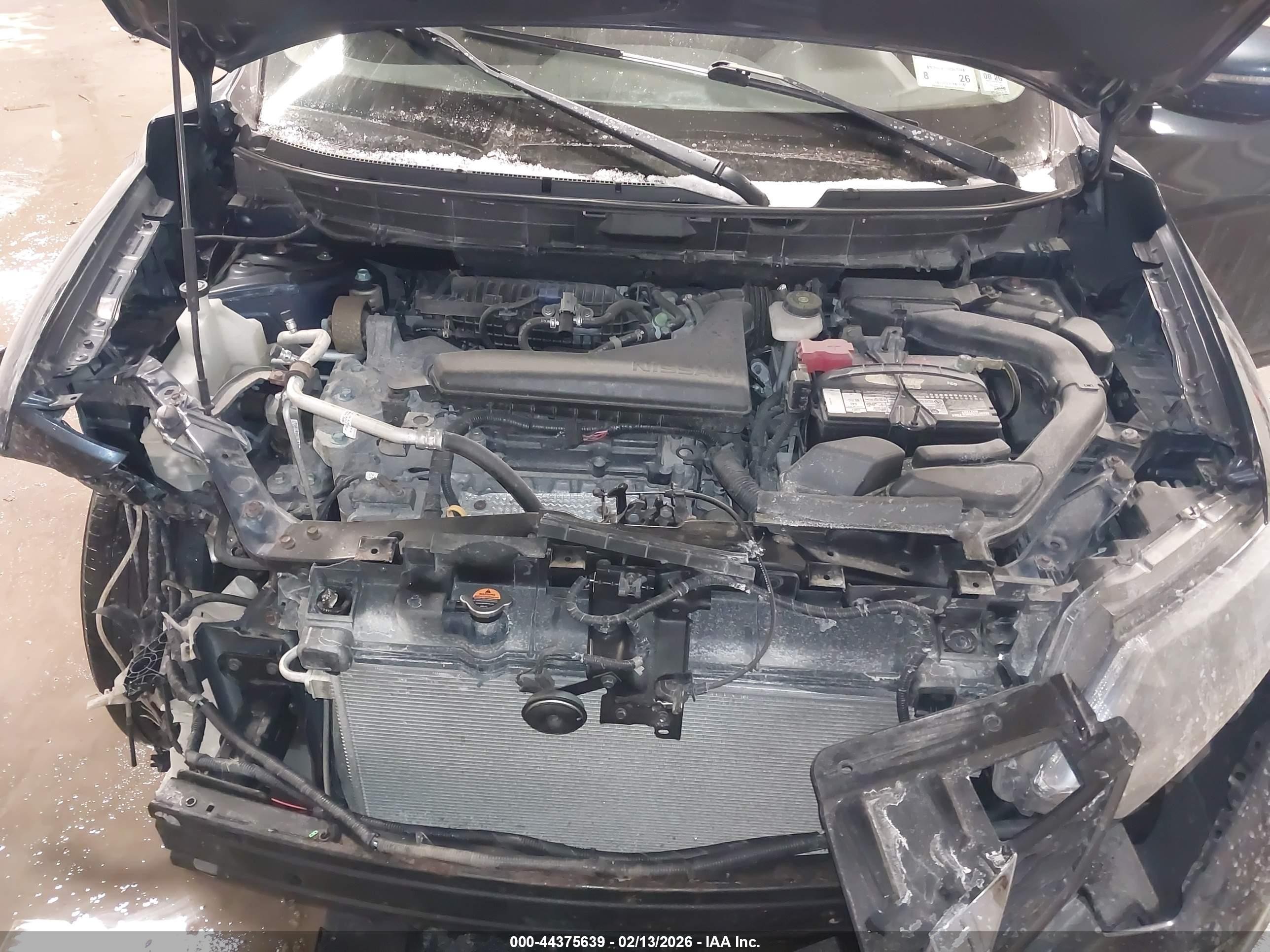 2015 Nissan Rogue S Синий vin: KNMAT2MV5FP549173