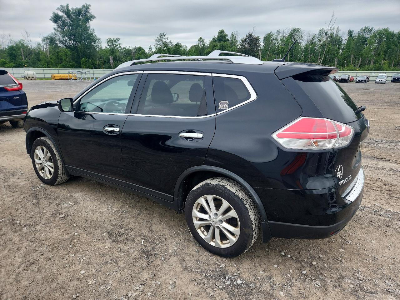 2015 Nissan Rogue Sv Black vin: KNMAT2MV5FP555362
