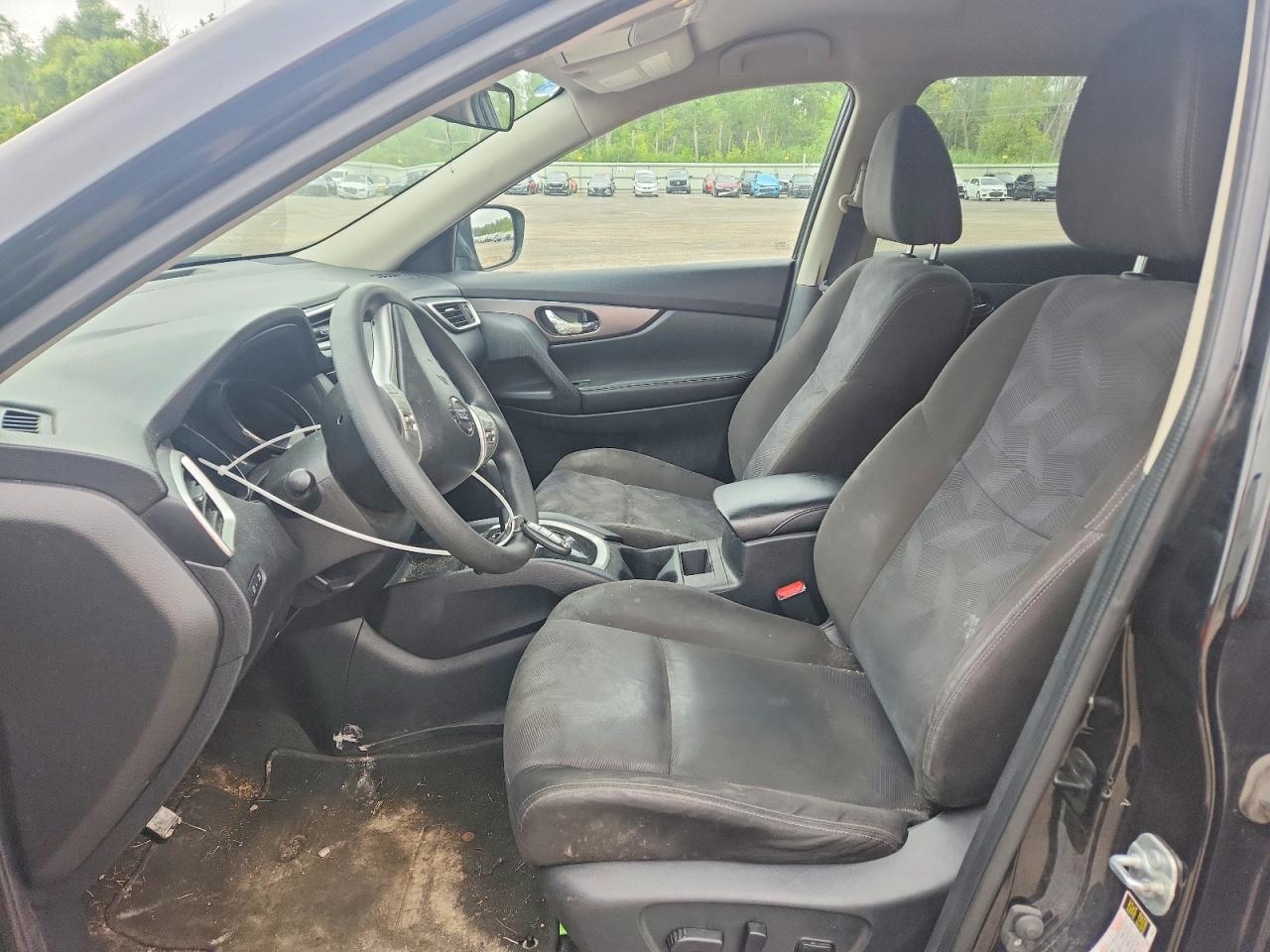 2015 Nissan Rogue Sv Black vin: KNMAT2MV5FP555362