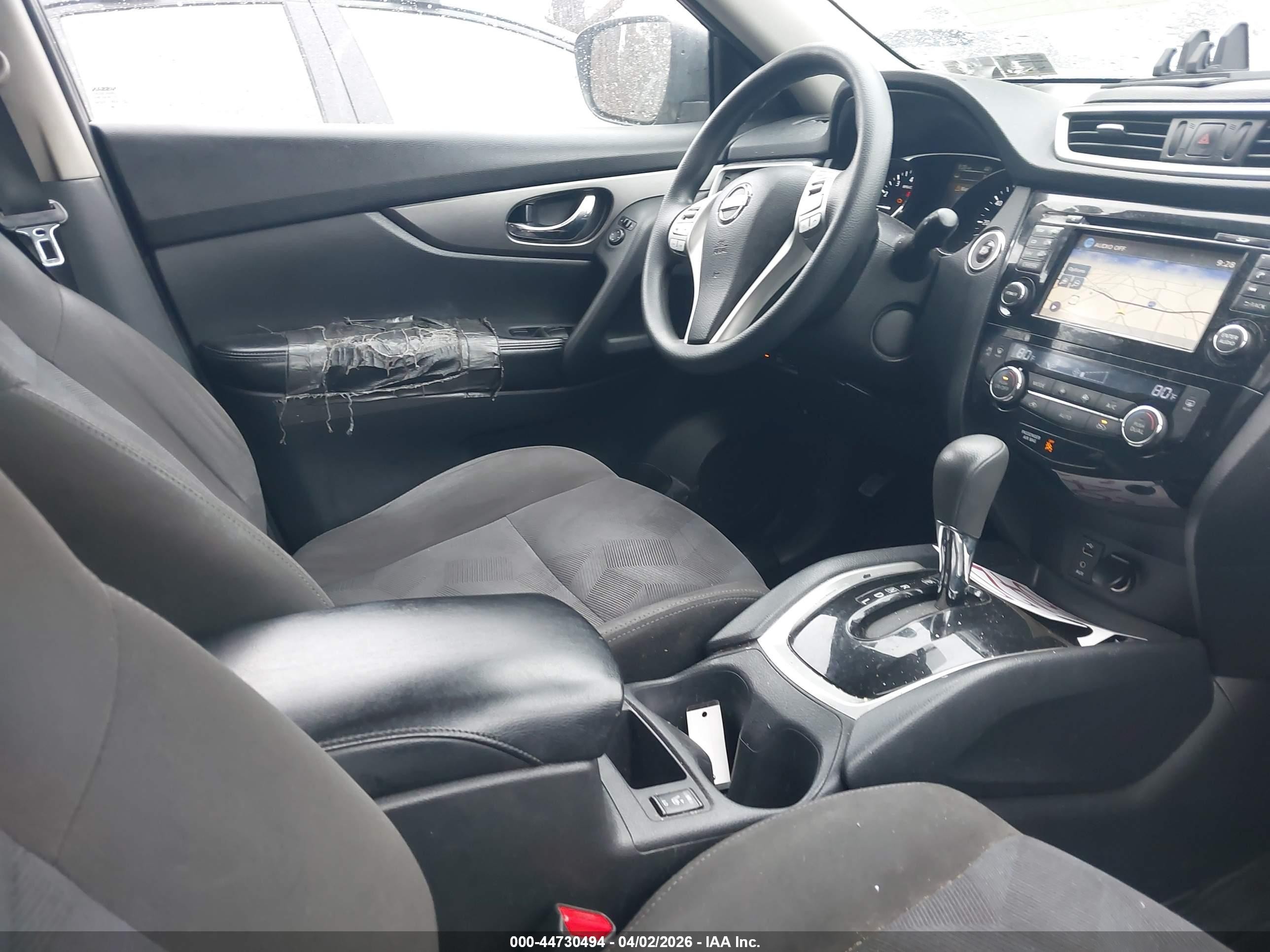 2015 Nissan Rogue Sv Gray vin: KNMAT2MV5FP567091