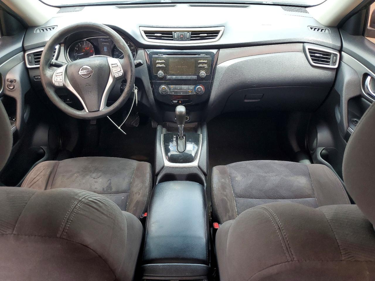 2015 Nissan Rogue S Black vin: KNMAT2MV5FP580309