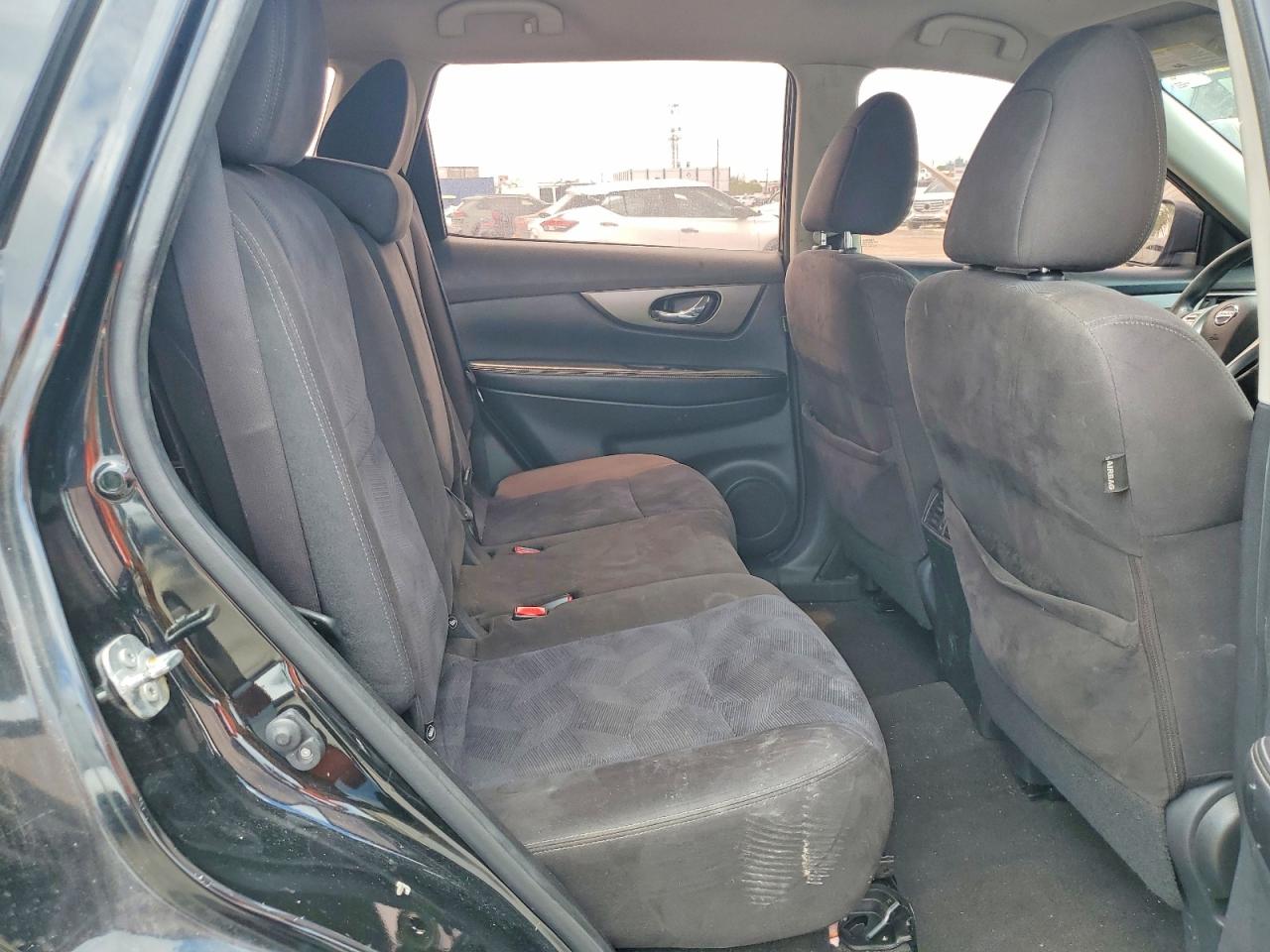 2015 Nissan Rogue S Black vin: KNMAT2MV5FP580309