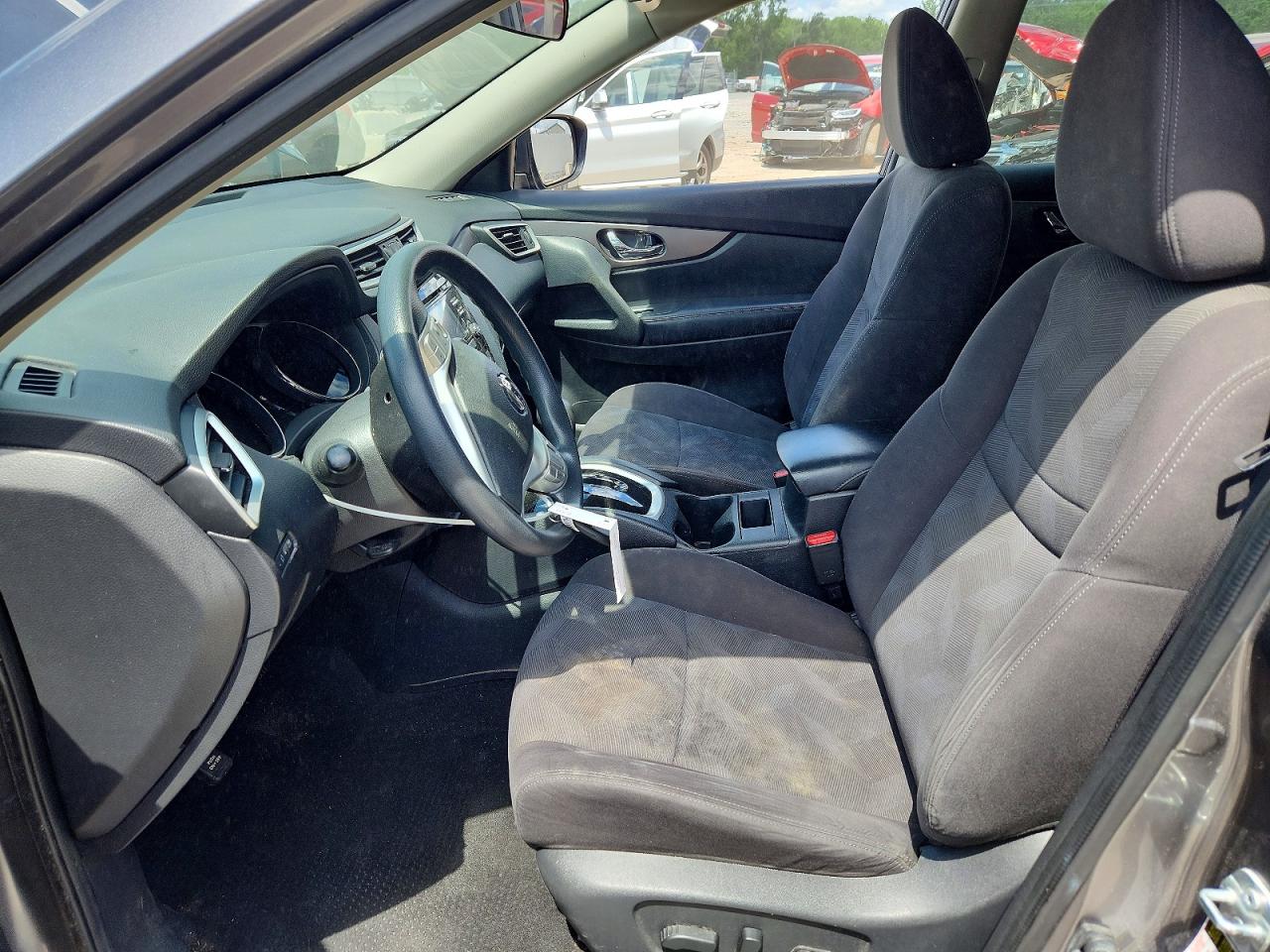 2016 Nissan Rogue Sv Серый vin: KNMAT2MV5GP677317