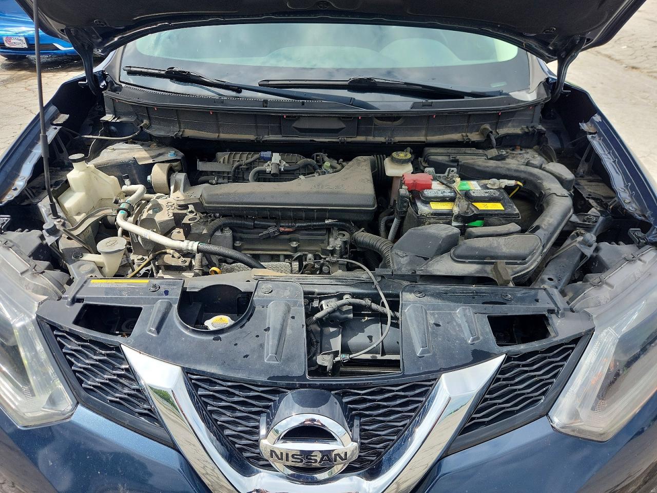 2016 Nissan Rogue S Blue vin: KNMAT2MV5GP712146