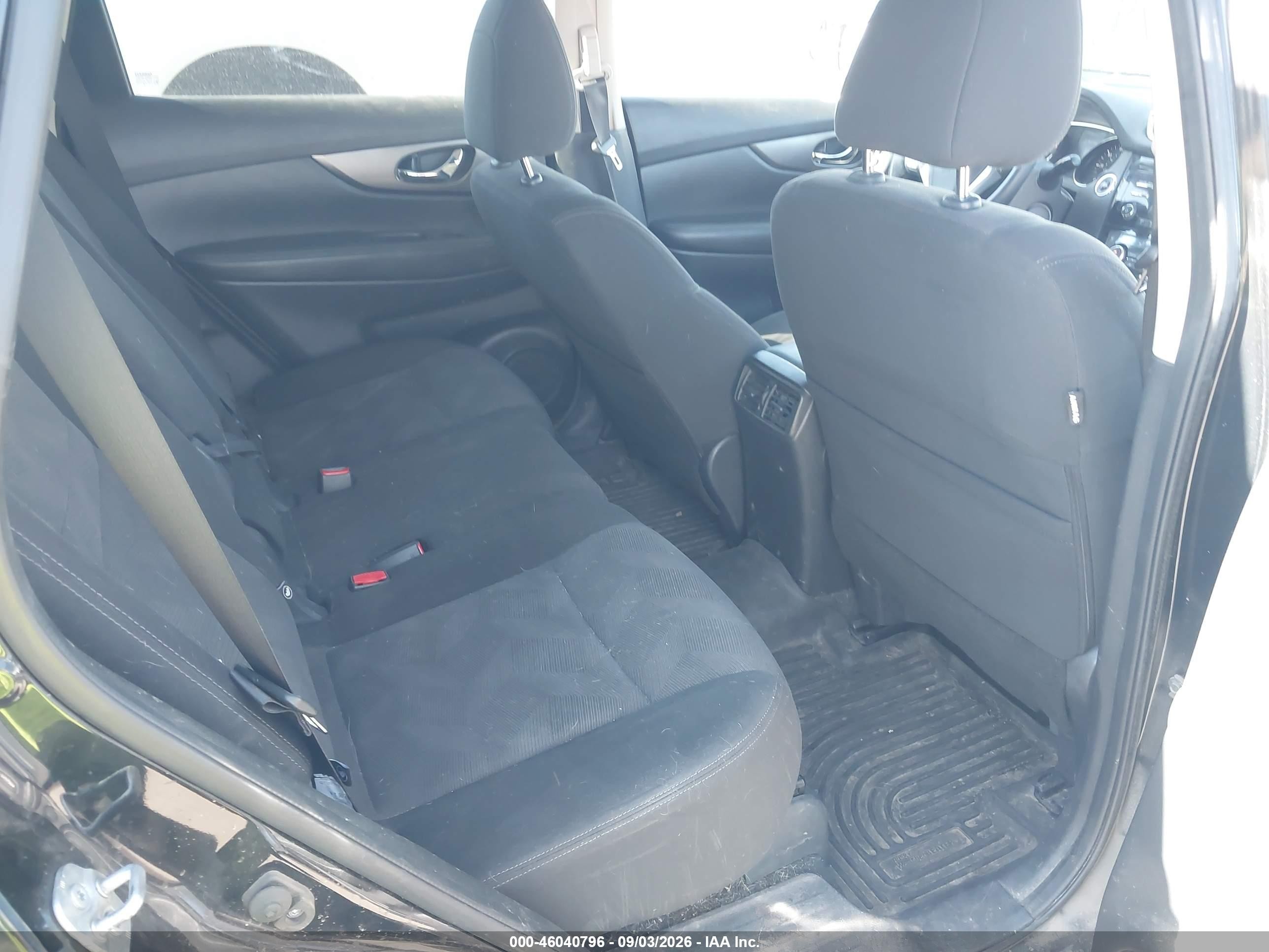 2016 Nissan Rogue Sv Black vin: KNMAT2MV5GP717167