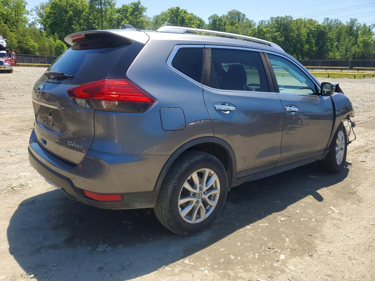 2017 Nissan Rogue Sv Gray vin: KNMAT2MV5HP507105