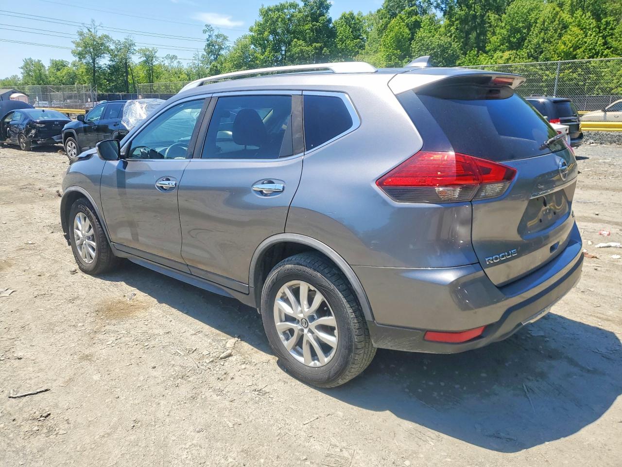2017 Nissan Rogue Sv Gray vin: KNMAT2MV5HP507105