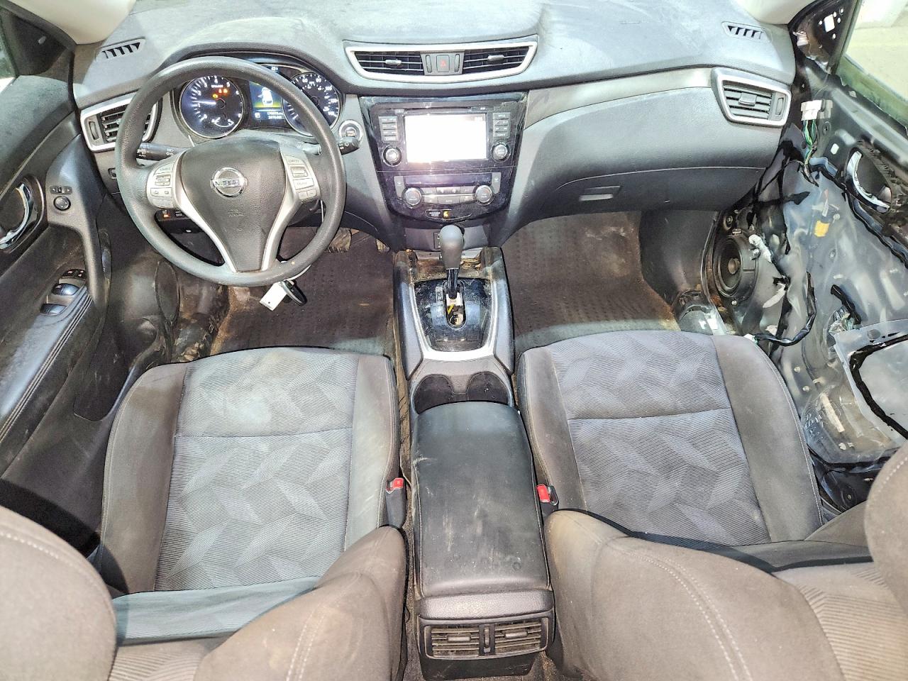 2015 Nissan Rogue Sv Gray vin: KNMAT2MV6FP519731