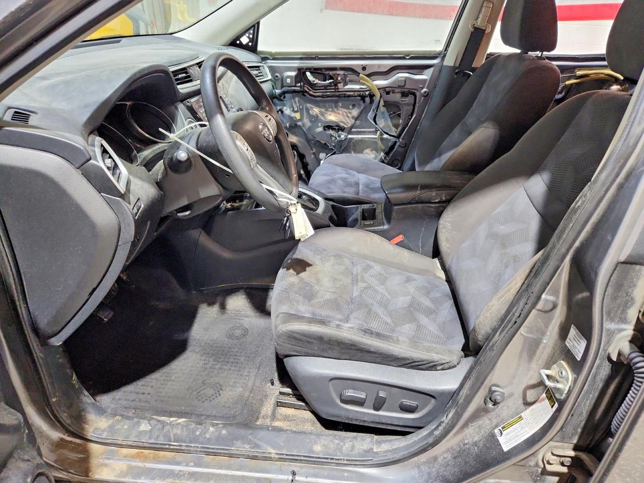 2015 Nissan Rogue Sv Gray vin: KNMAT2MV6FP519731