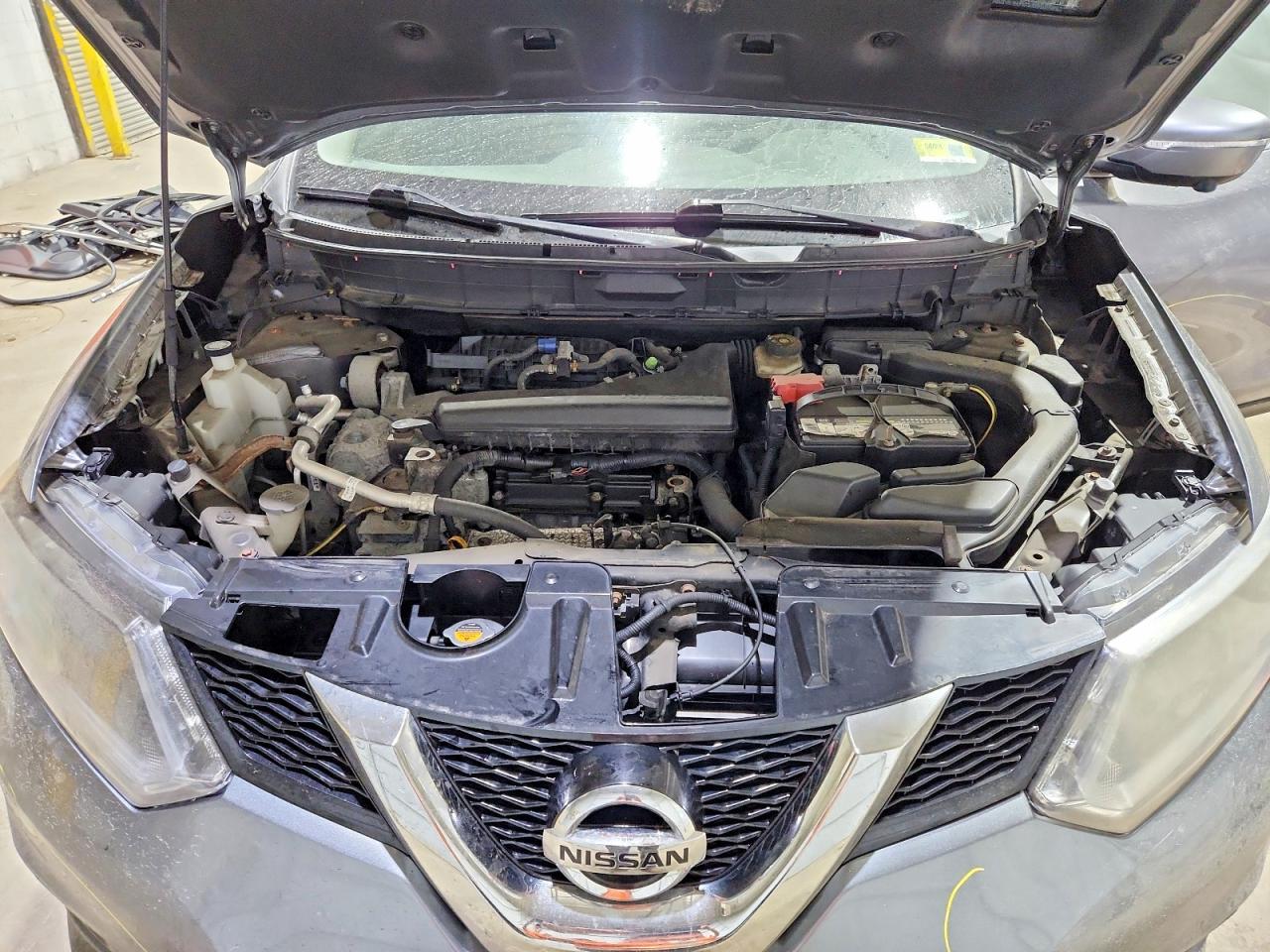 2015 Nissan Rogue Sv Gray vin: KNMAT2MV6FP519731