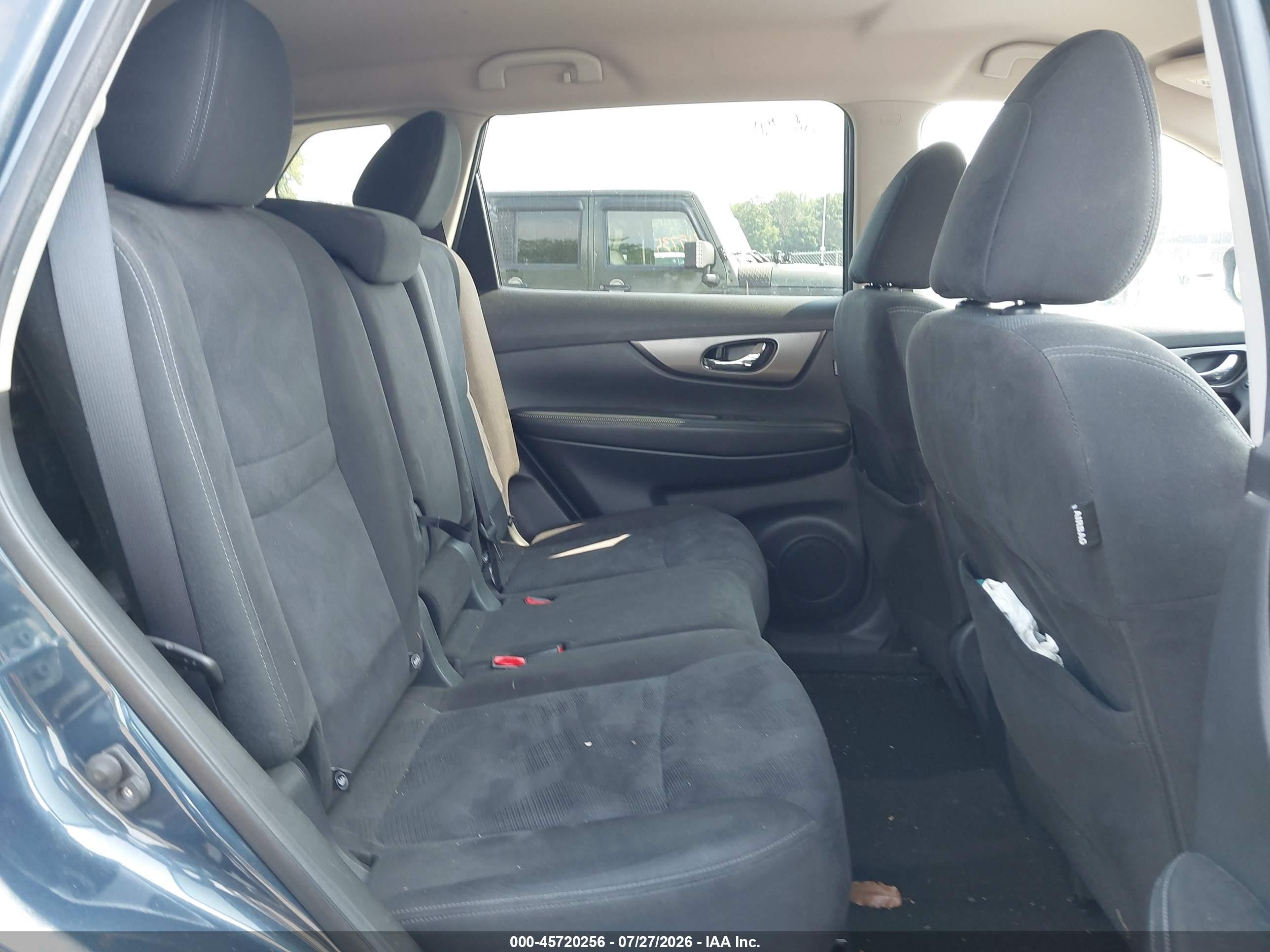 2015 Nissan Rogue Sv Blue vin: KNMAT2MV6FP536514