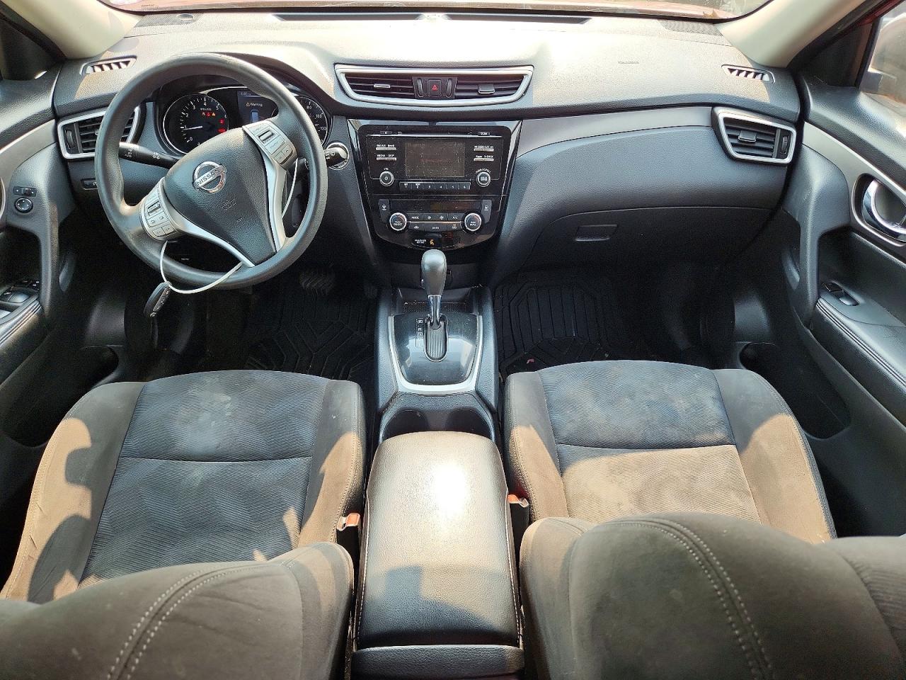 2015 Nissan Rogue Sv Red vin: KNMAT2MV6FP538182