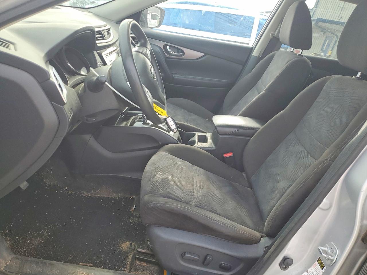 2015 Nissan Rogue Sv Silver vin: KNMAT2MV6FP538859