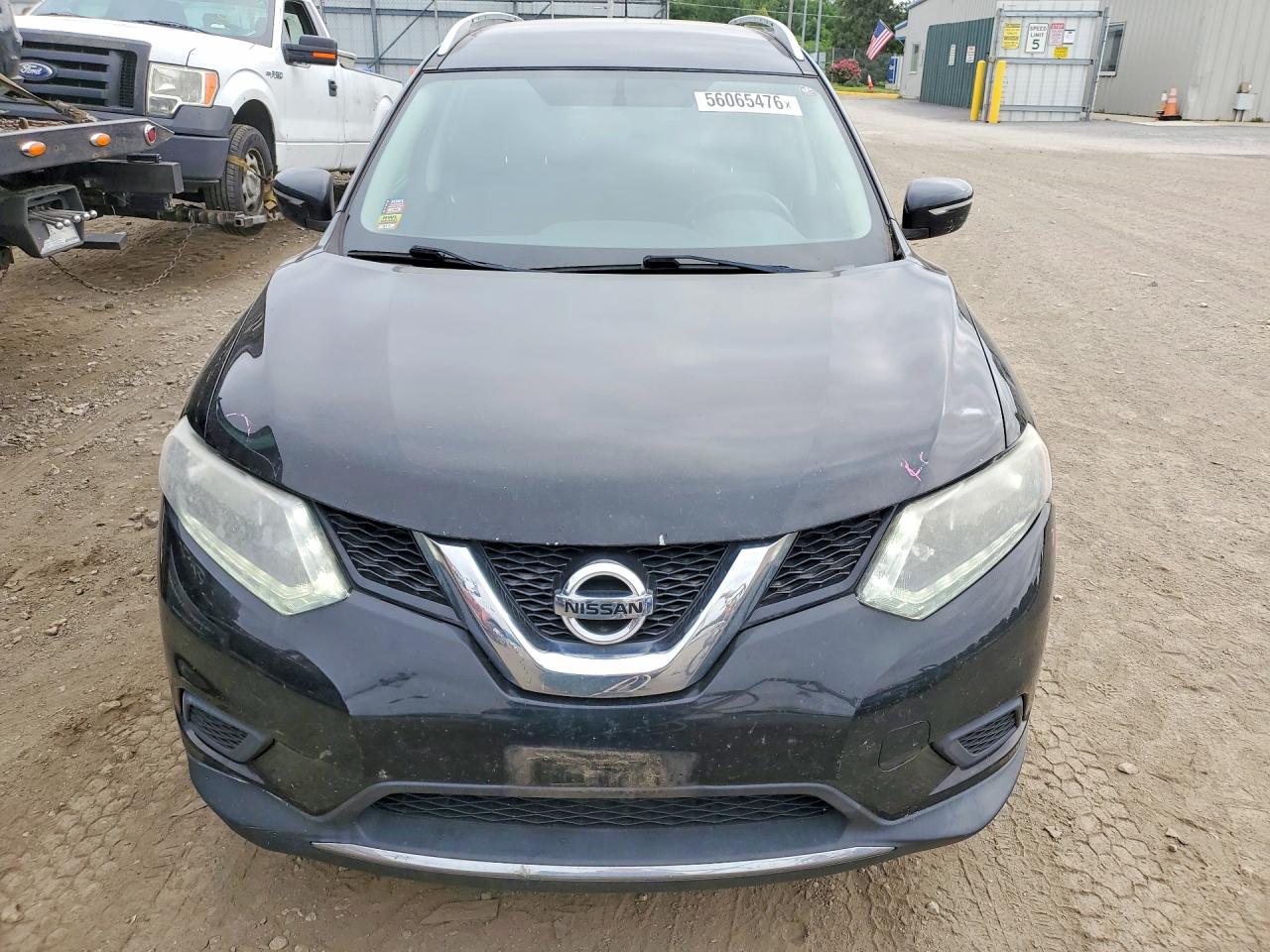 2015 Nissan Rogue Sv Black vin: KNMAT2MV6FP546461