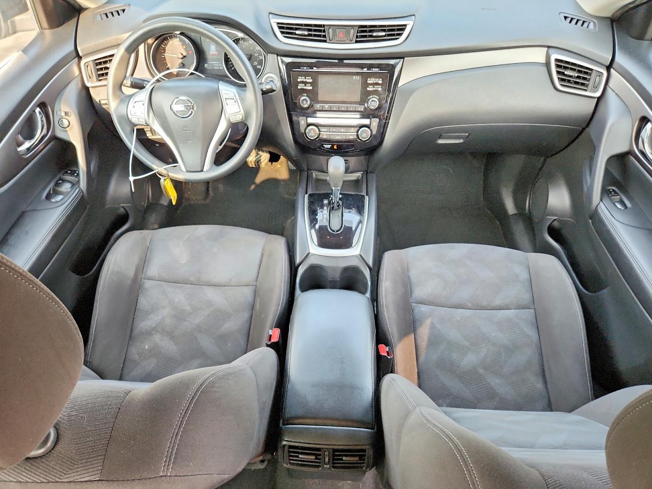 2015 Nissan Rogue Sv Black vin: KNMAT2MV6FP551711