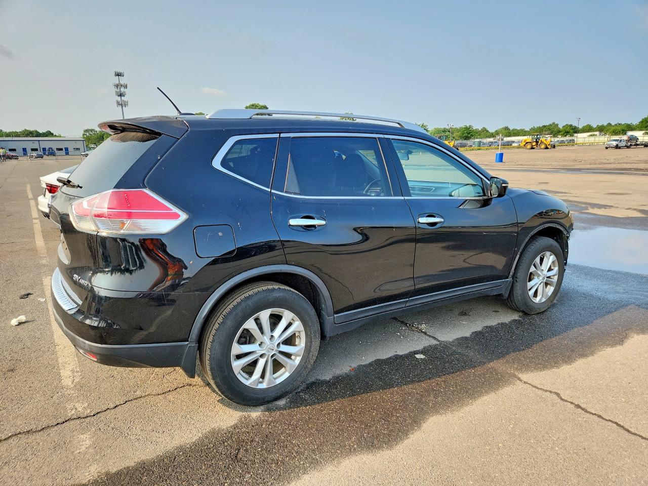 2015 Nissan Rogue Sv Black vin: KNMAT2MV6FP551711