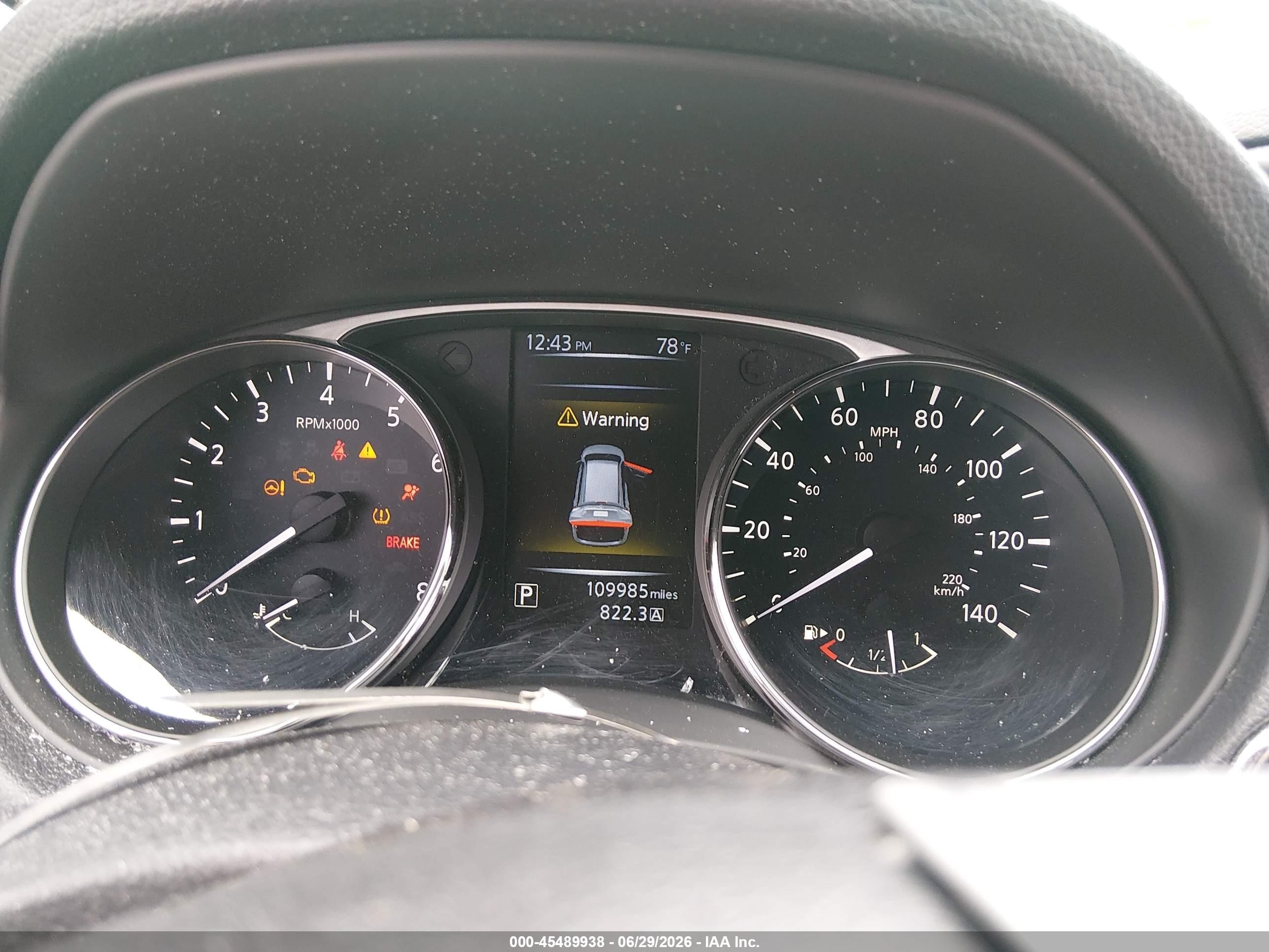2015 Nissan Rogue Sv Gray vin: KNMAT2MV6FP553216