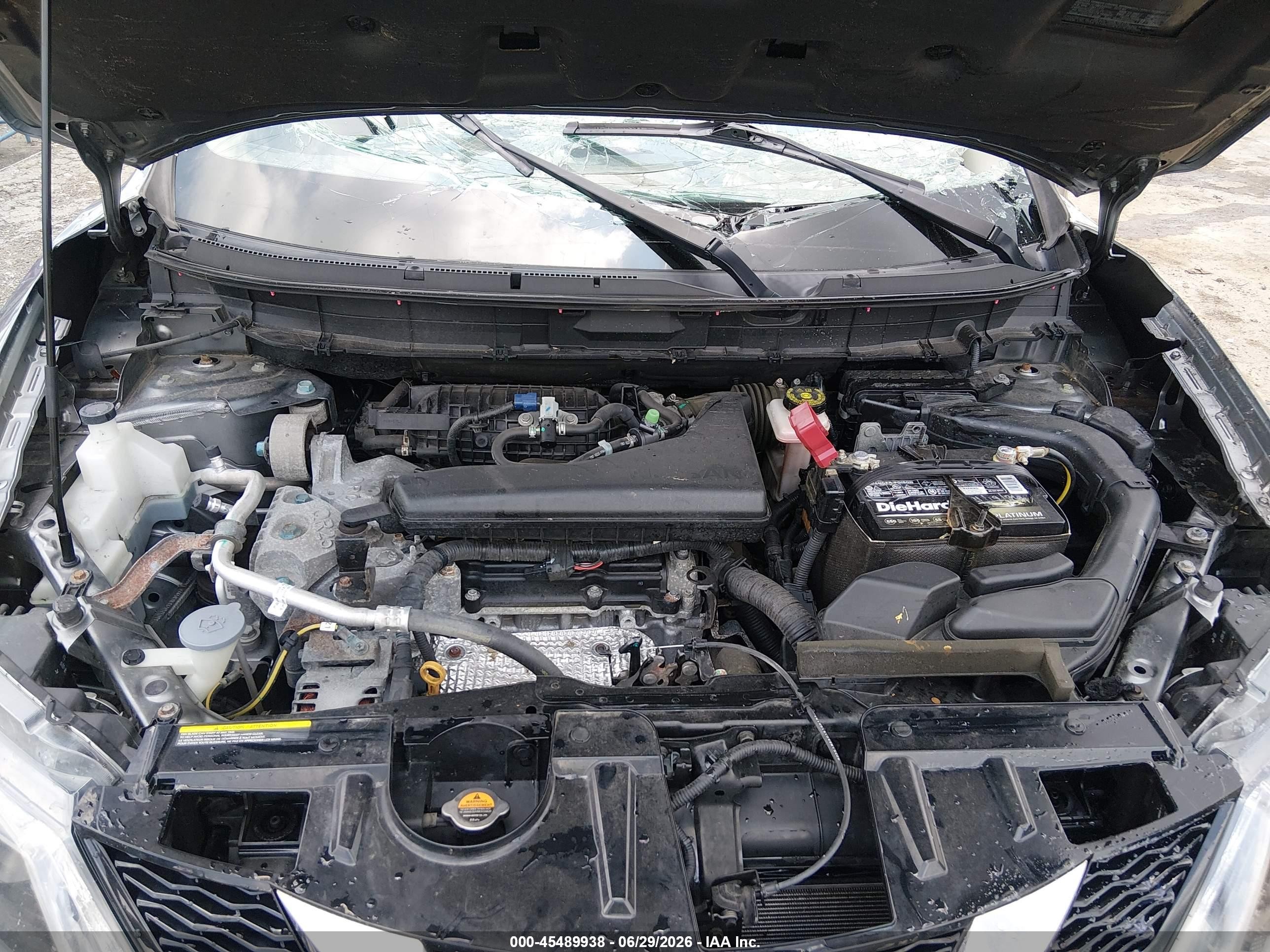 2015 Nissan Rogue Sv Gray vin: KNMAT2MV6FP553216
