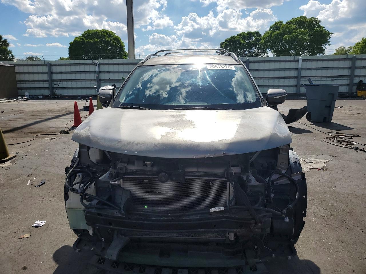 2015 Nissan Rogue Sv Gray vin: KNMAT2MV6FP569271