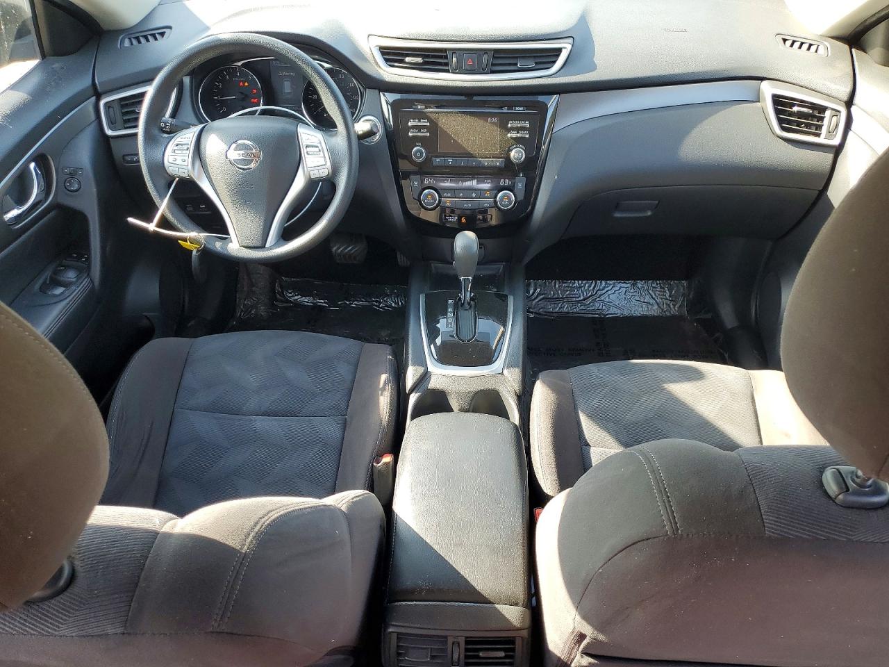 2015 Nissan Rogue Sv Black vin: KNMAT2MV6FP582070