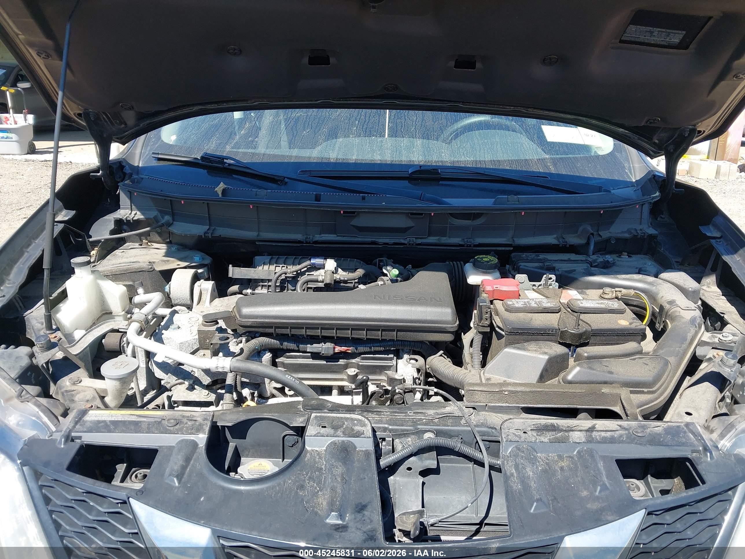 2015 Nissan Rogue S Черный vin: KNMAT2MV6FP588712