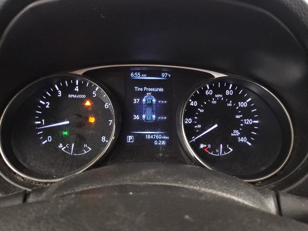 2016 Nissan Rogue Sv Blue vin: KNMAT2MV6GP644732 Damage: Warning - Tire Pressure, On, Unacceptable