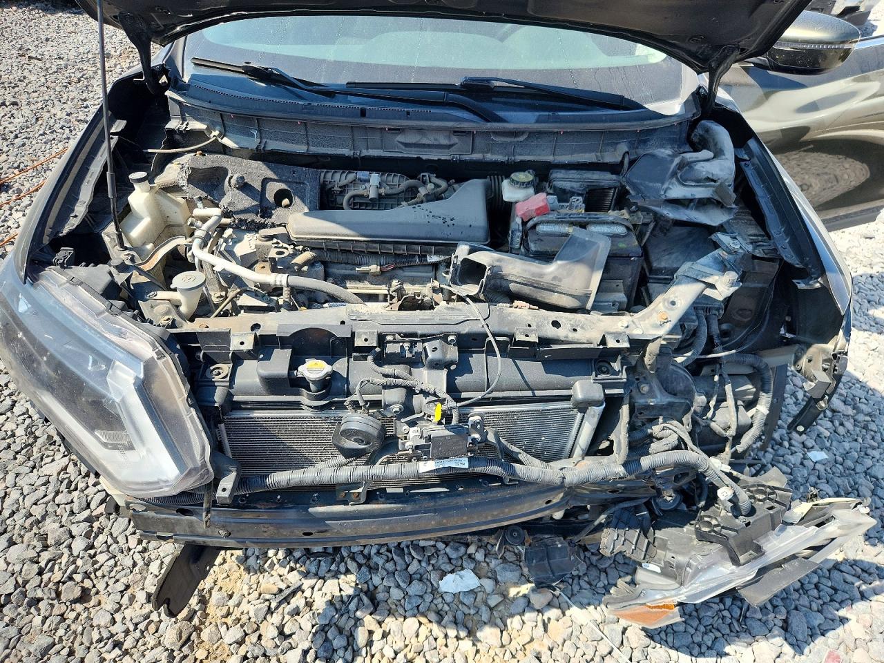 2017 Nissan Rogue Sv Gray vin: KNMAT2MV6HP585358