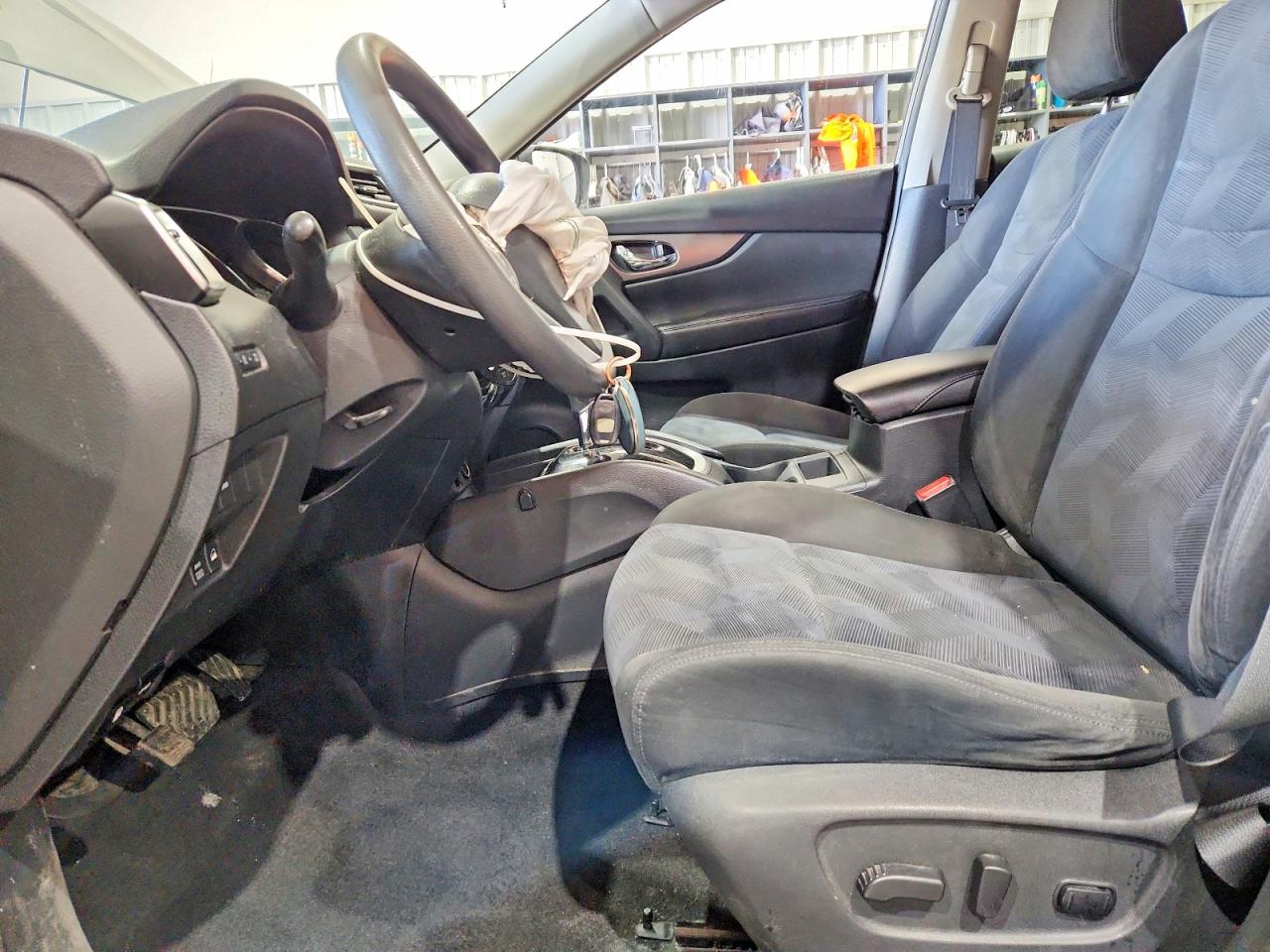 2015 Nissan Rogue Sv Gray vin: KNMAT2MV7FP504218