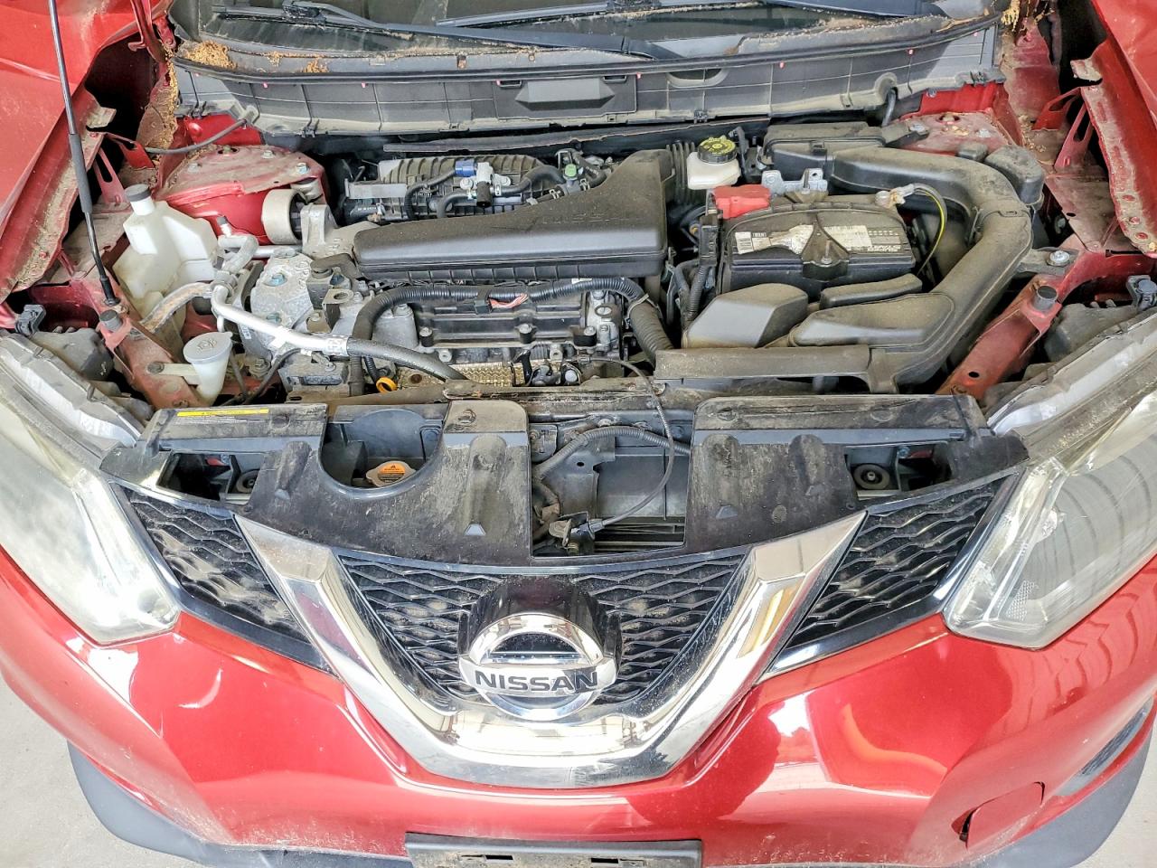 2015 Nissan Rogue Sv Красный vin: KNMAT2MV7FP506034
