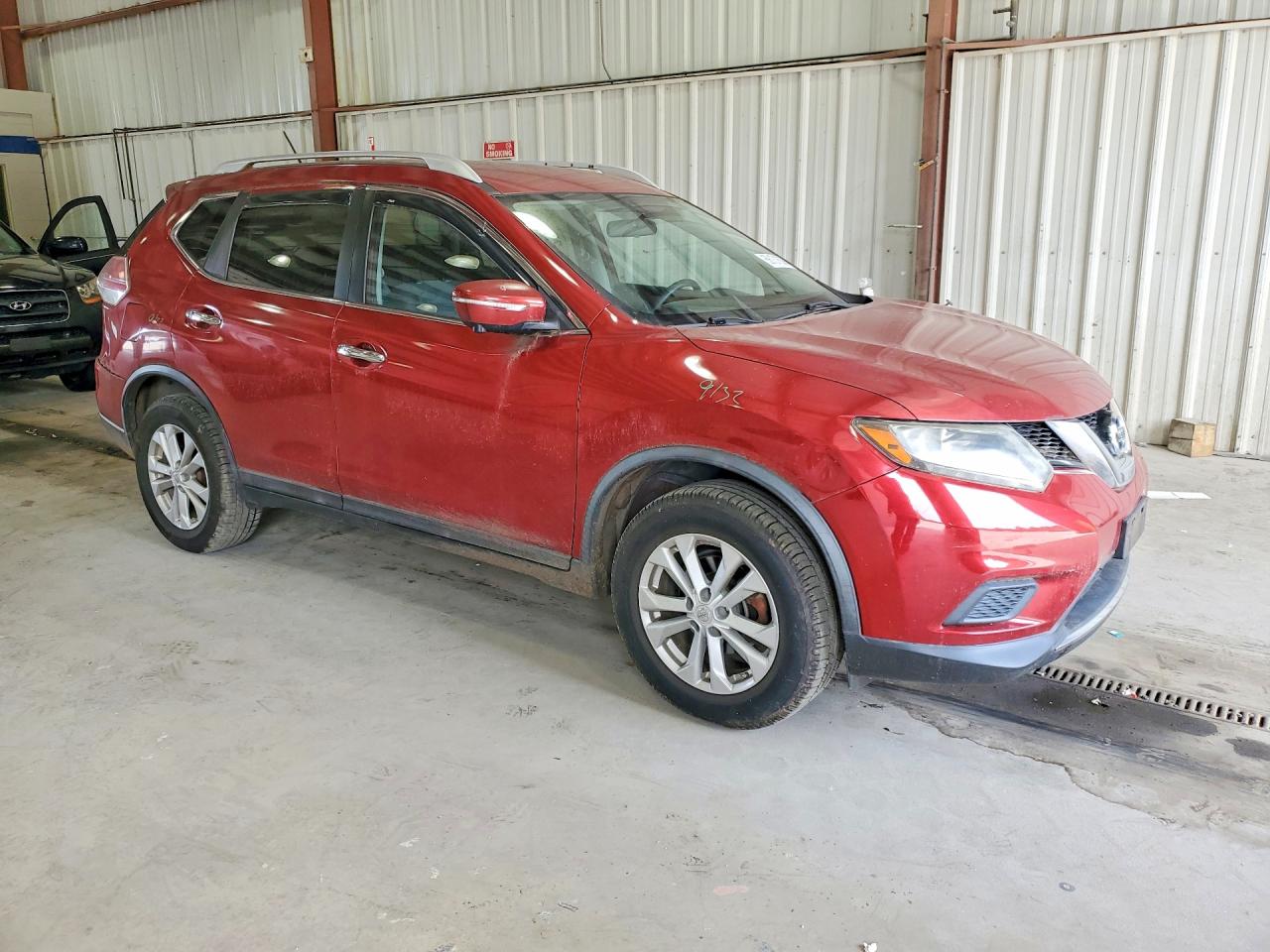 2015 Nissan Rogue Sv Красный vin: KNMAT2MV7FP506034