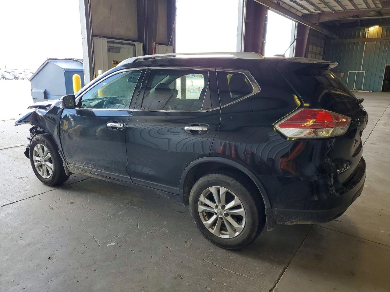 2015 Nissan Rogue Sv Black vin: KNMAT2MV7FP507720