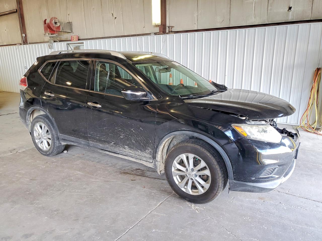 2015 Nissan Rogue Sv Black vin: KNMAT2MV7FP507720