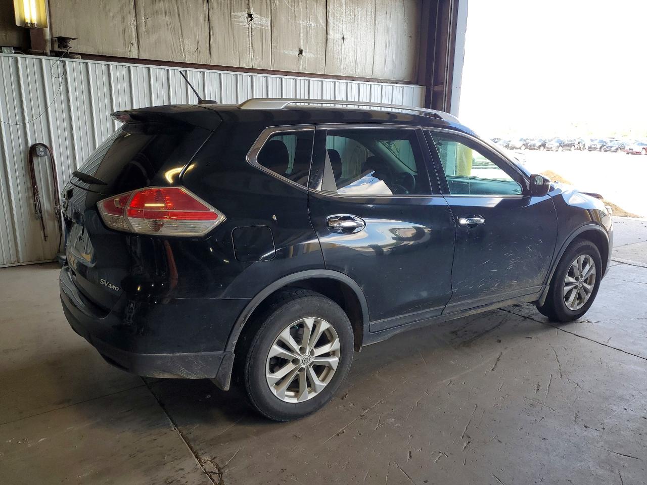 2015 Nissan Rogue Sv Black vin: KNMAT2MV7FP507720