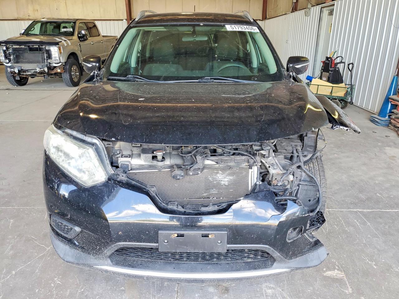 2015 Nissan Rogue Sv Black vin: KNMAT2MV7FP507720