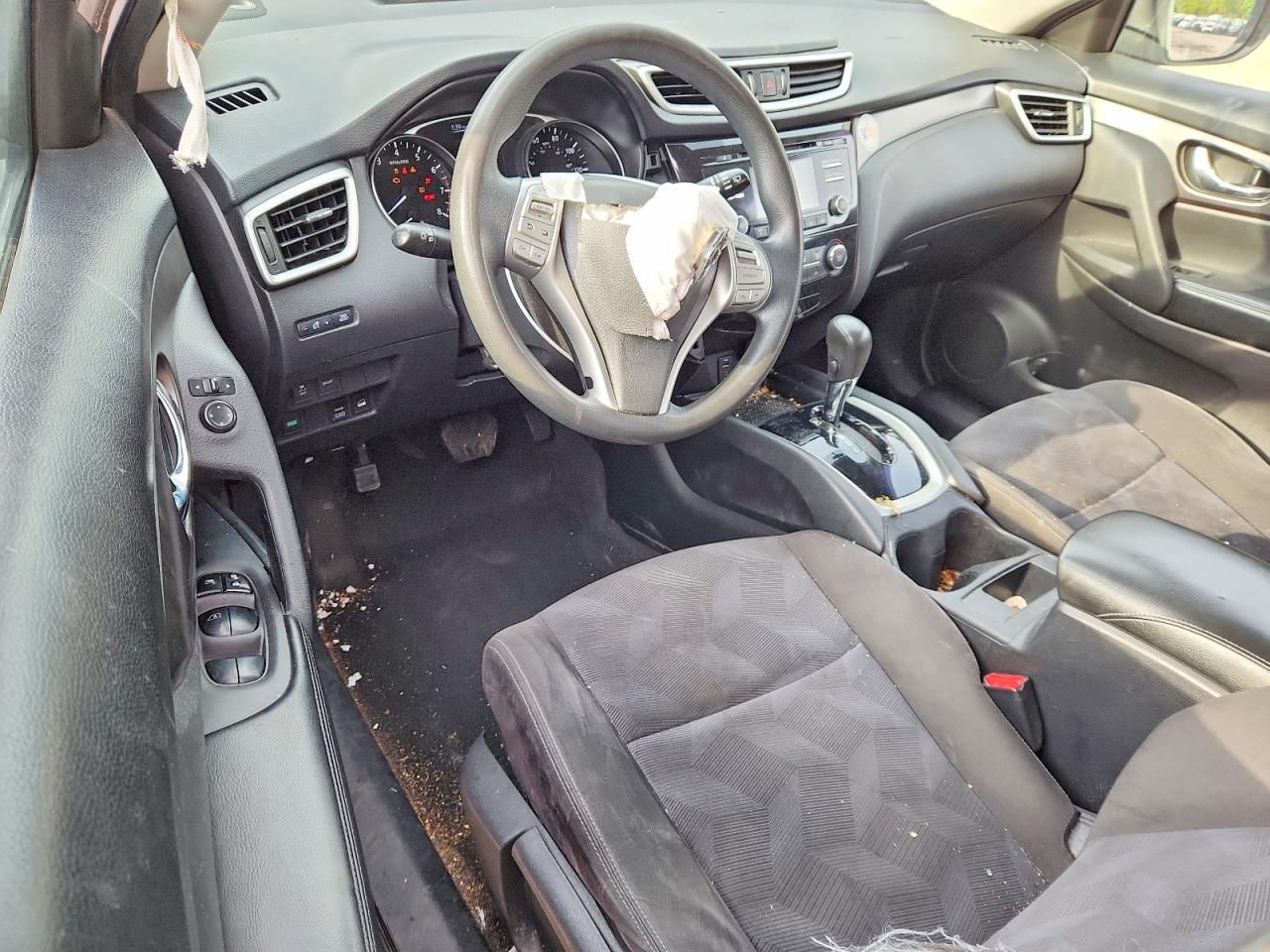 2015 Nissan Rogue S Серый vin: KNMAT2MV7FP511377