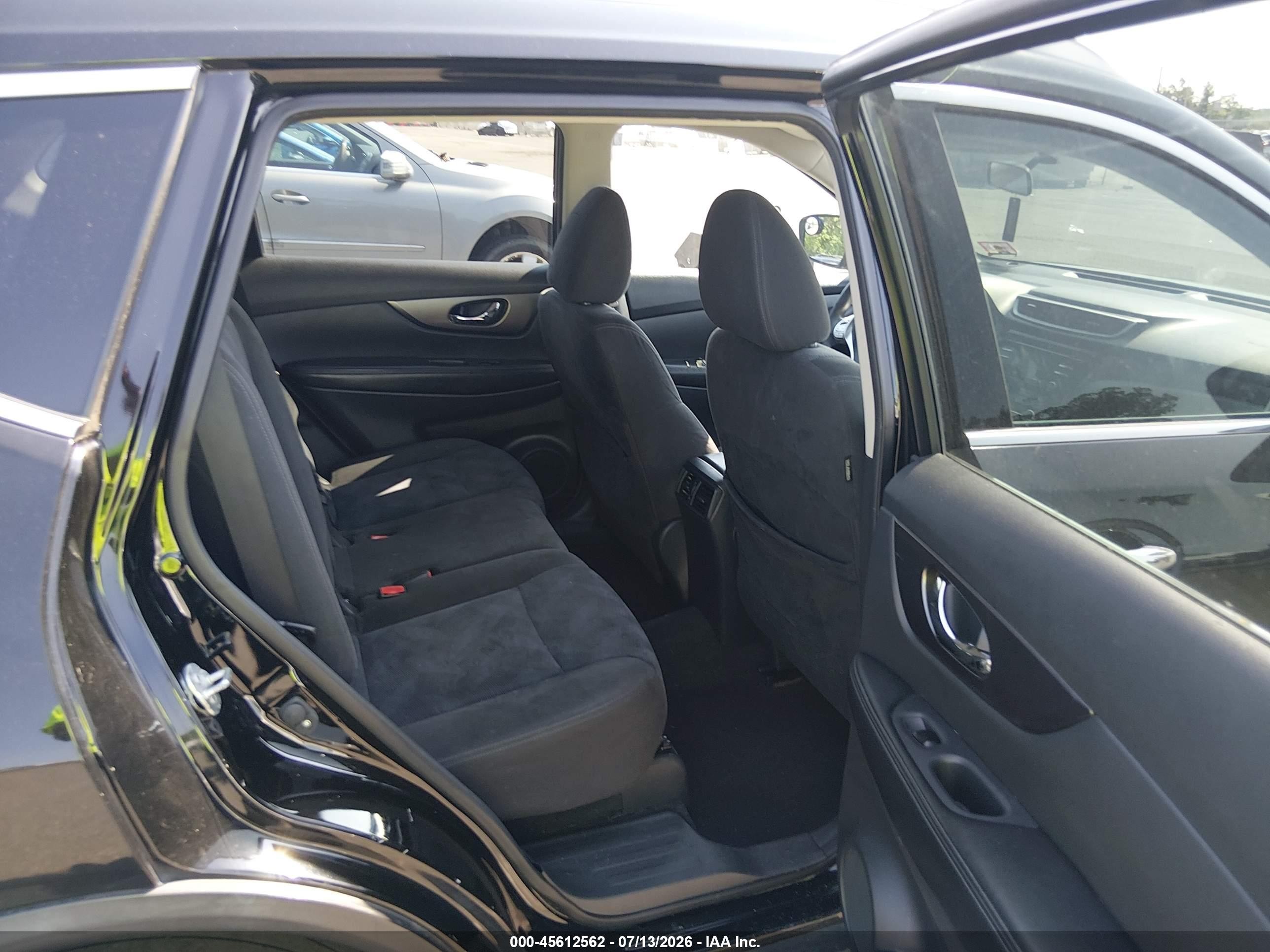 2015 Nissan Rogue Sv Black vin: KNMAT2MV7FP511637
