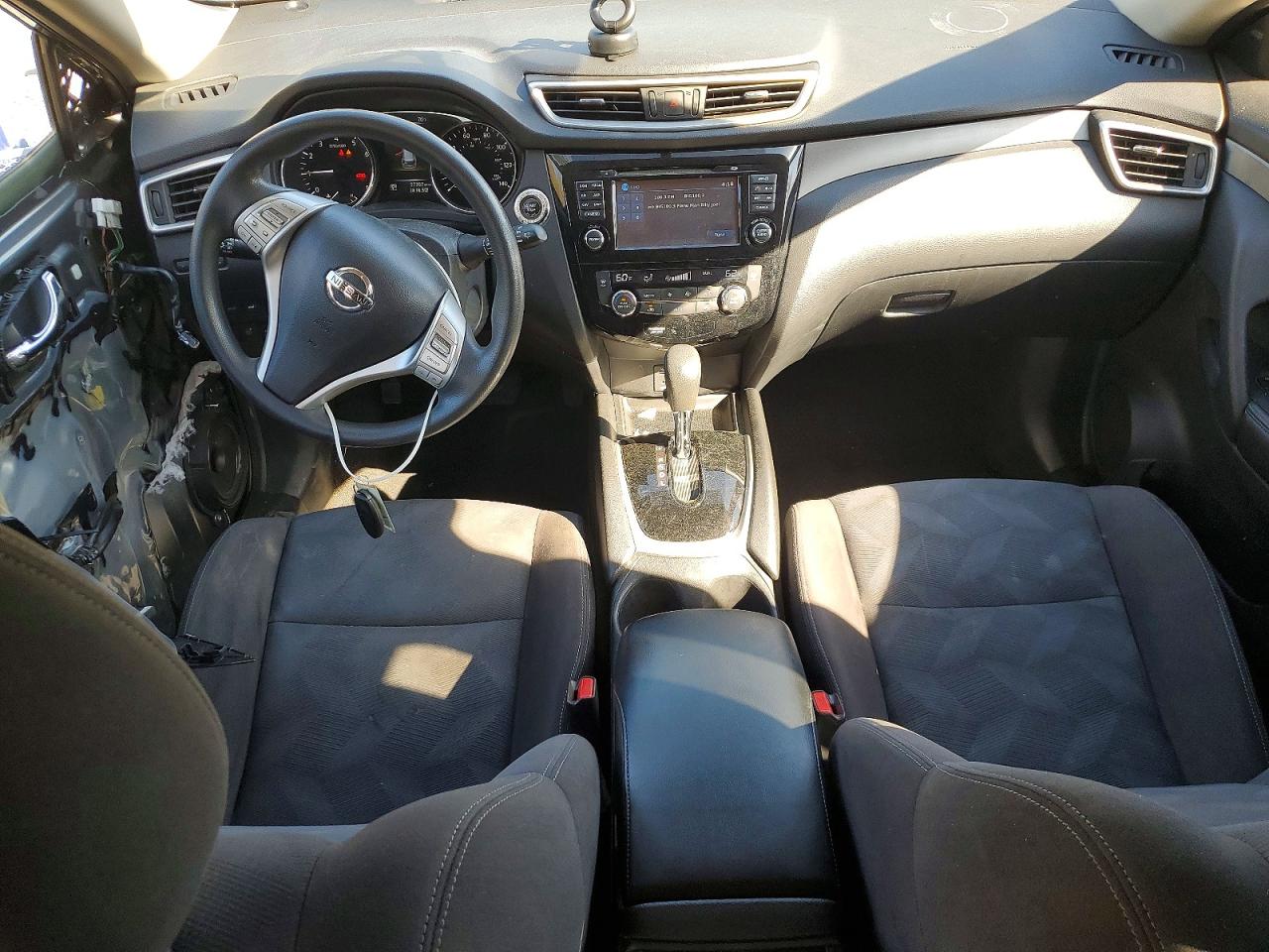 2015 Nissan Rogue Sv Gray vin: KNMAT2MV7FP533251