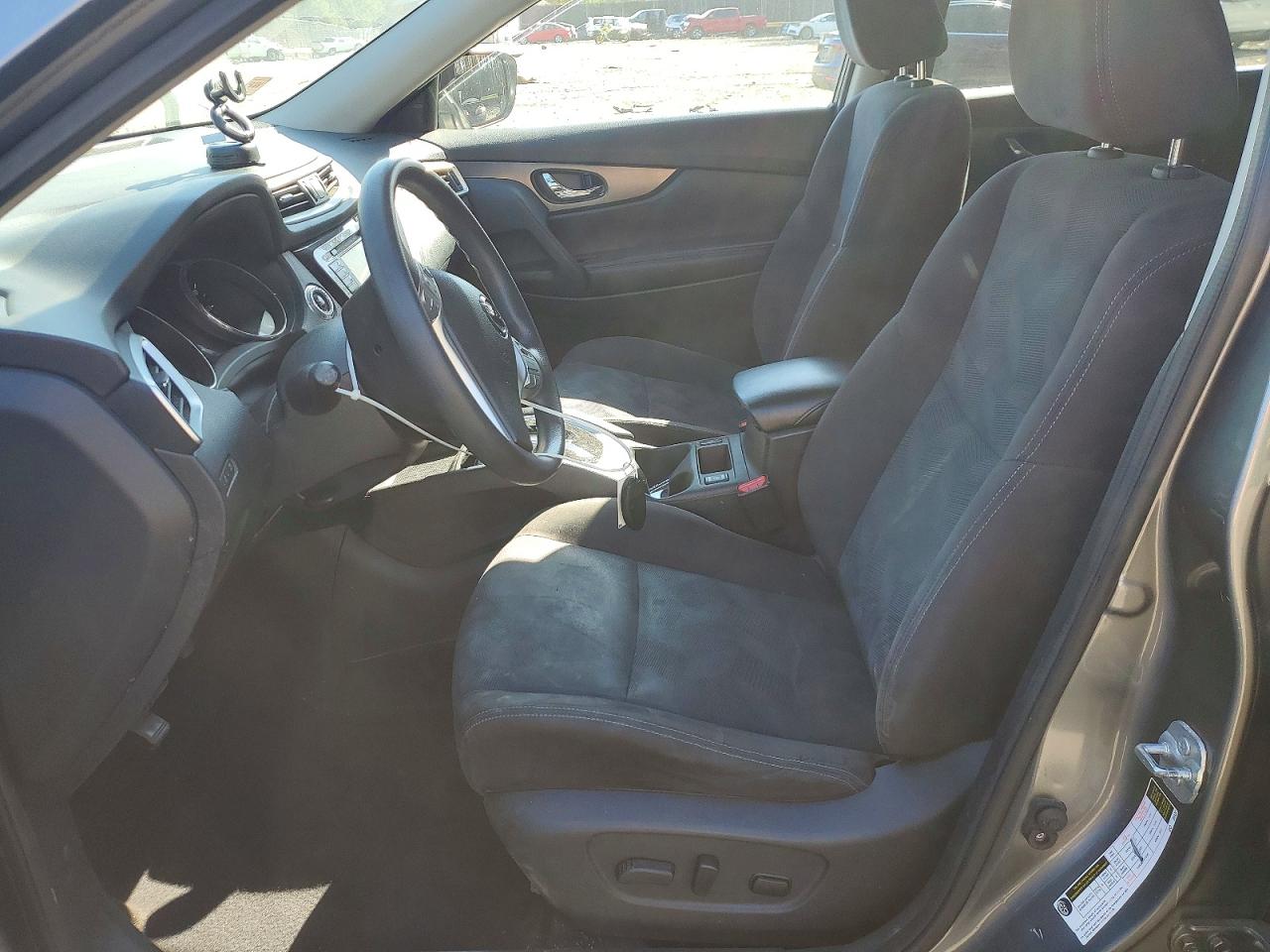 2015 Nissan Rogue Sv Gray vin: KNMAT2MV7FP533251