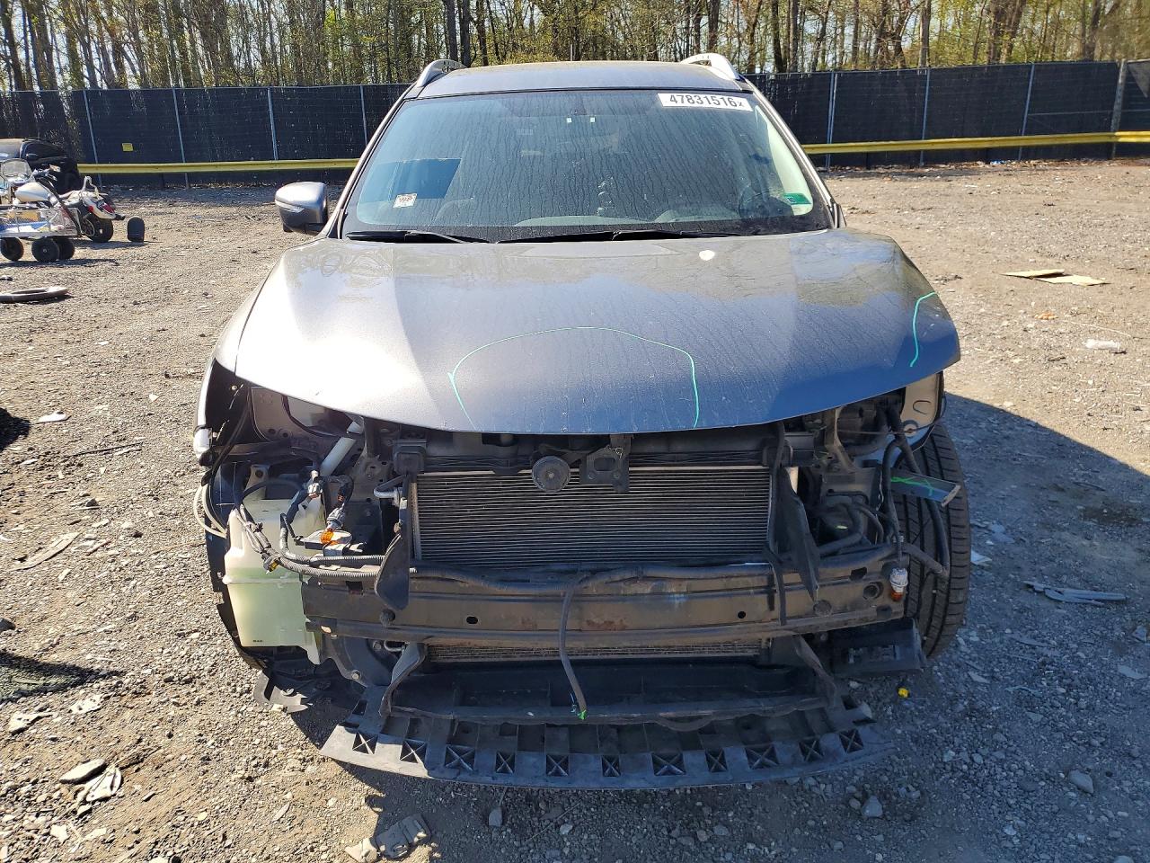 2015 Nissan Rogue Sv Gray vin: KNMAT2MV7FP533251