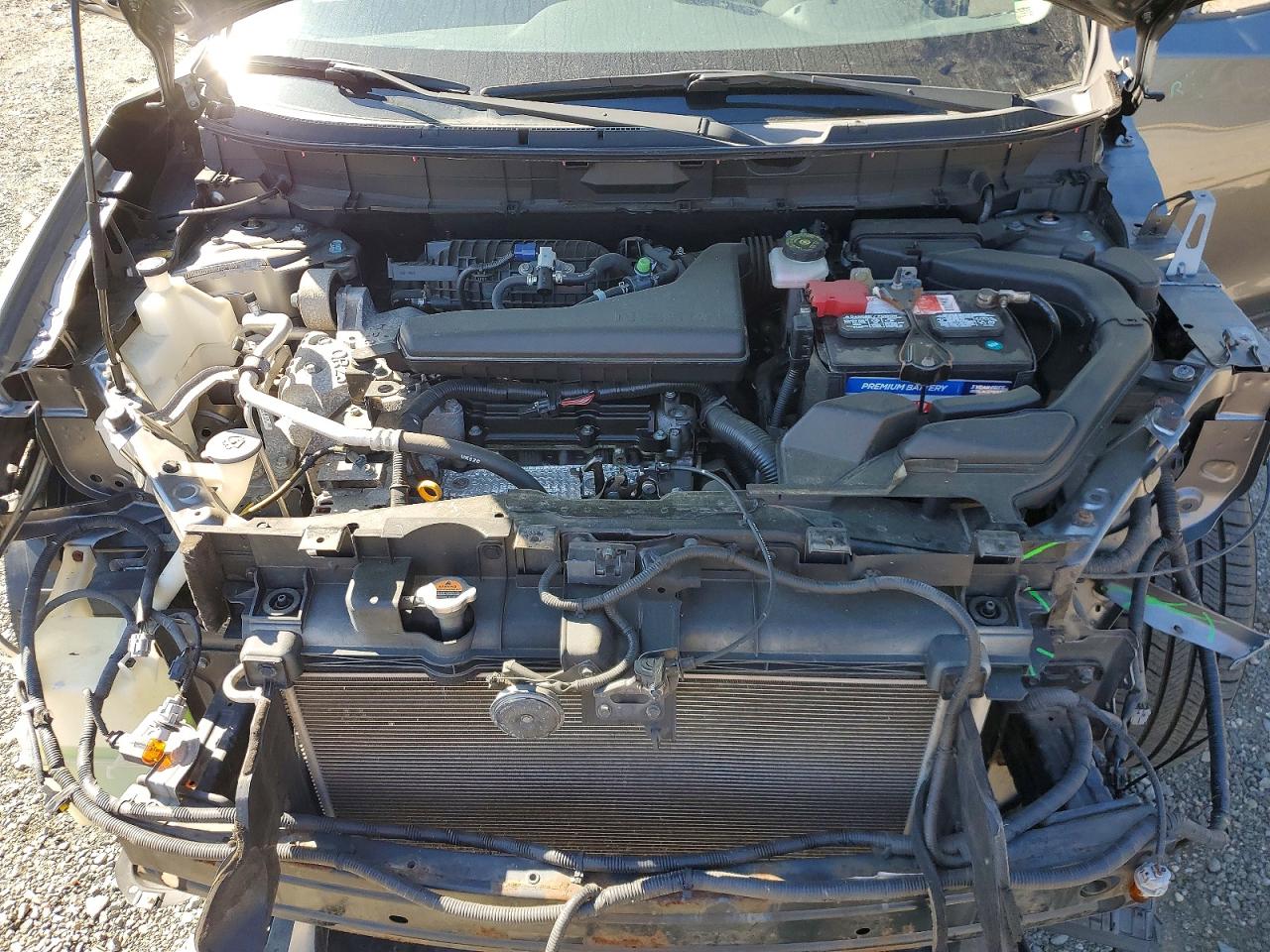 2015 Nissan Rogue Sv Gray vin: KNMAT2MV7FP533251