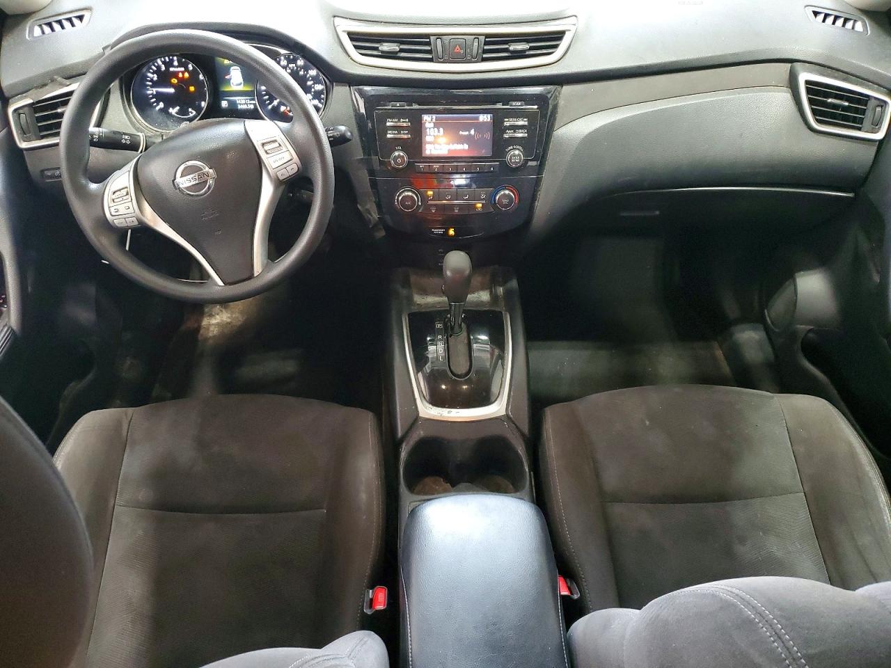 2015 Nissan Rogue S Gray vin: KNMAT2MV7FP566508