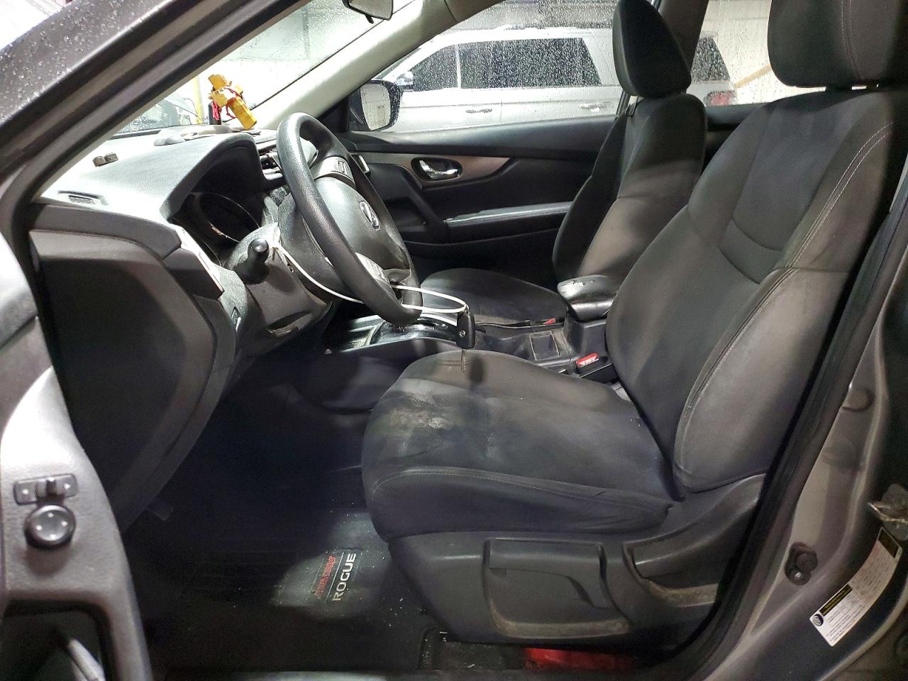 2015 Nissan Rogue S Серый vin: KNMAT2MV7FP576732