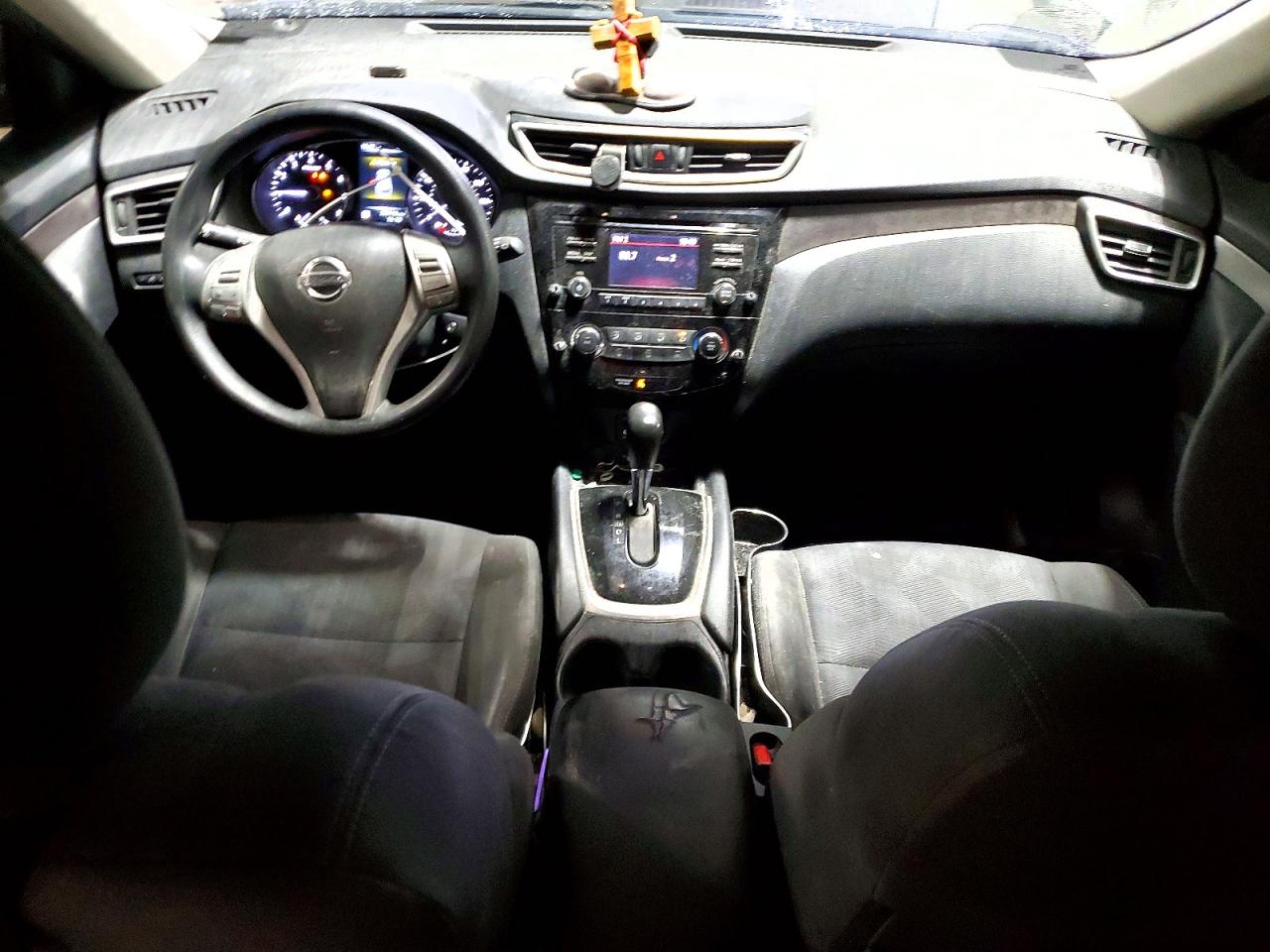 2015 Nissan Rogue S Серый vin: KNMAT2MV7FP576732