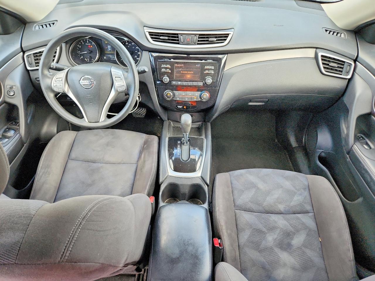 2015 Nissan Rogue S Черный vin: KNMAT2MV7FP583907