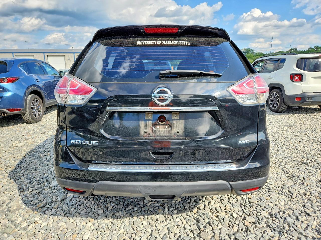 2015 Nissan Rogue S Черный vin: KNMAT2MV7FP583907