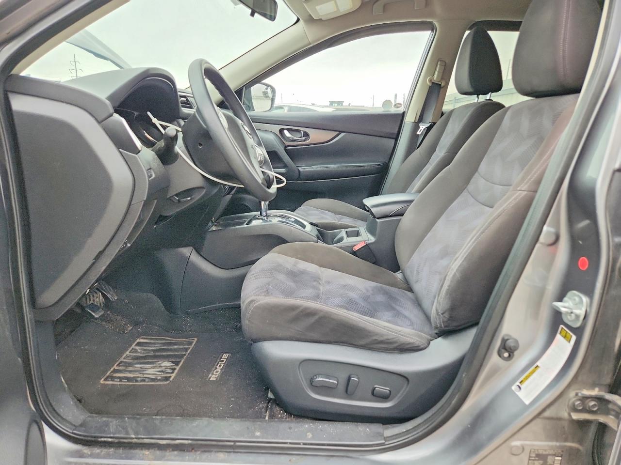 2015 Nissan Rogue Sv Серый vin: KNMAT2MV7FP584961