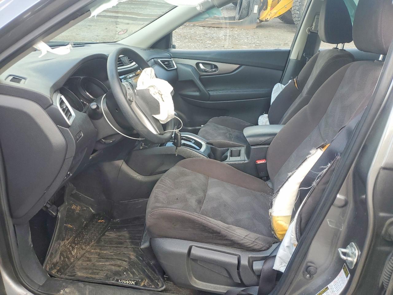 2015 Nissan Rogue S Charcoal vin: KNMAT2MV7FP591084